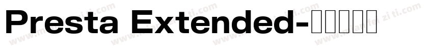 Presta Extended字体转换